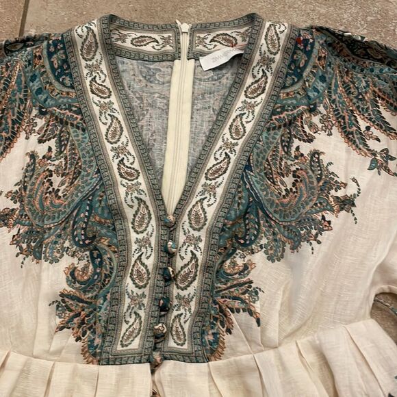 Zimmermann Brighton Paisley Mini dress - Picture 5 of 10